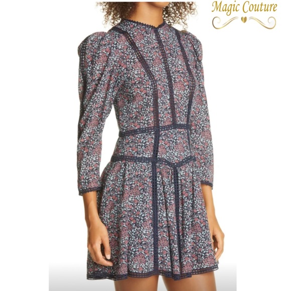 La Vie Rebecca Taylor Lilou Dress in Midnight Navy💙❤️💙 - Picture 4 of 16